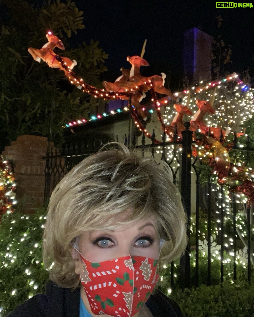 Morgan Fairchild - 1K Likes - #OnMyWalk I caught #Rudolph and #SantaClaus on a rehearsal run! Don’t worry, they’ll be ready, kids!!💗🦌💗🎄💗🎉💗🎁💗🎅🏻💗🦌💗🎄💗🎉💗🎁💗🎅🏻💗🦌💗🎄💗🎉🦌💗🎄💗