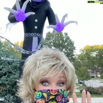 Morgan Fairchild - 809 Likes - #OnMyWalk I met this tall guy. He’s sort of waving, so I waved back. He looks safe, right??😳 #Scary #Boo #HalloweenIsComing #HappyHalloween #BeKind Sending Love To You All🎃☠️🎃🐈⬛🎃🧛🎃👻🎃🧙♀️🎃🍁🎃☠️🎃🐈⬛🎃🧛🎃👻🎃🧙♀️🎃☠️🎃🐈⬛🎃🧛🎃👻🎃🧙♀️🎃☠️🎃🐈⬛🎃🧛🎃👻🎃🧙♀️🎃☠️🎃🐈⬛