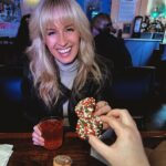 Morgan Huelsman Instagram – christmas = happiness.🎄it means precious time with family. lights everywhere. homemade sugar cookies. santa magic. cuddles by the fire. the grinch. random dancing. festive bars. sleeping in. sparkly dresses. hallmark movie coats. hot chocolate. furry pack walks.🎅🏼happiness = christmas. my favorite time of year. merry christmas & happy holidays friends. I love each & every one of you here.