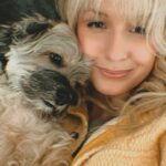 Morgan Huelsman Instagram – happy Easter from me & nugget… who may actually be a demon dog after this excursion!! But highly recommend!!! 🐣