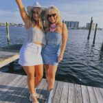 Morgan Huelsman Instagram - denim & diamonds for my bestie bride 🩵💍