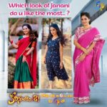 Mounika Dev Instagram - Which look of Janani do u like the most....? @mounikadeviofficial Tradition 👍 or Westerm ❤