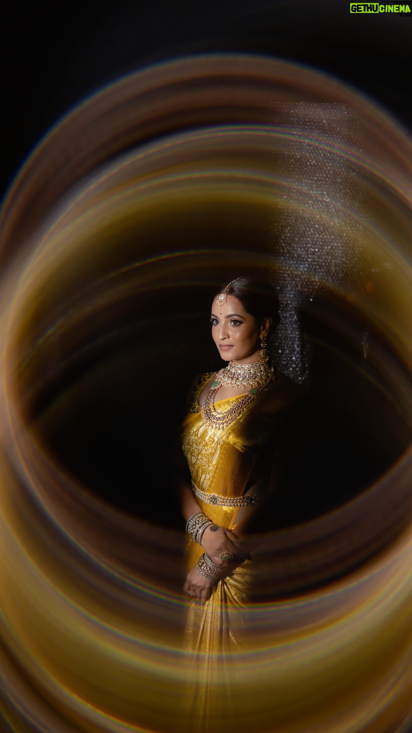 Mounika Dev Instagram - Featuring the stunning @mounikadeviofficial glammed up by @pavanareddy__ Blouse - @kavyavigneshofficial Jewellery- @new_ideas_fashions Hair - @hairstoriesbypriyanka studio @uvi_photostudio