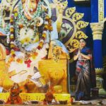 Mousumi Nayak Instagram - Ganpati bapa moray Mangal murti Morya🙏🏻 Bless Me and protect Me always My Gnuuu😇🤗🧚🏻