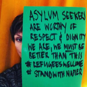 MyAnna Buring Instagram - #standwithnapier @care4calais @chooselove