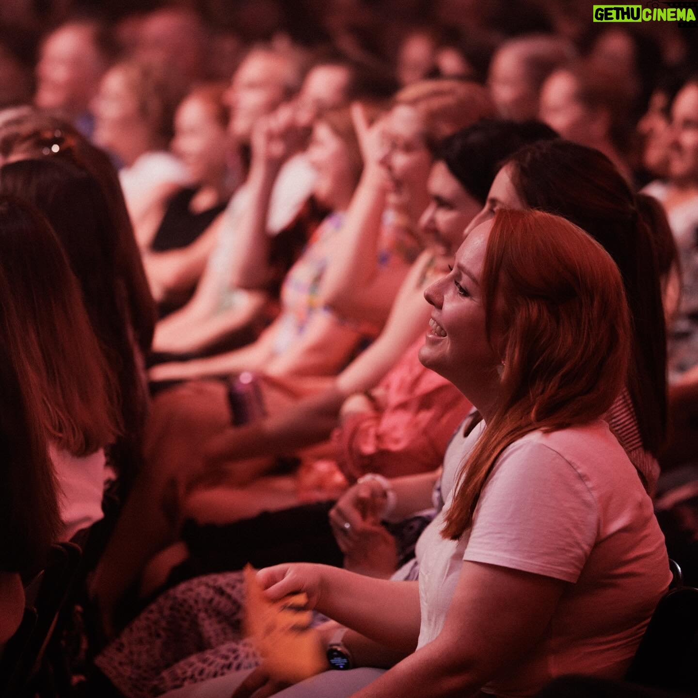 Myf Warhurst - 1.4K Likes - Bang On Live in Adelaide was incredible! We laughed, we cried, we overshared. Absolutely pinching ourselves at the beautiful community of Bang Fam. š©·
Big love to @brihammond for capturing our first sold out show of the tour. š§”
Canāt wait to meet Bang Fam all over the country! Tickets for all shows on sale now (and selling fast) via the link in bio.