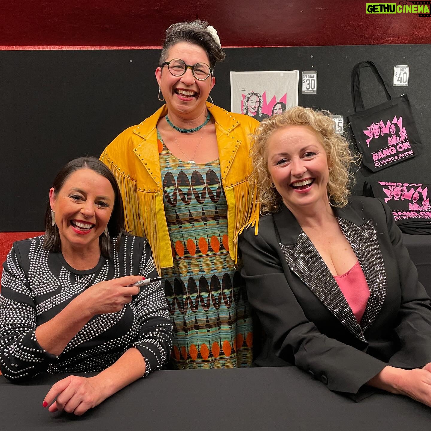 Myf Warhurst - 1.9K Likes - Canberra Bang Fam turned up! What a glorious night in the nationās capital bringing you Bang On Live. We loved every minute! Thank you. š©·
Shout outs to our secret special guest @veronicamilsom. š§”
Off to Melbourne today for the big hometown show! See you at 4:30pm this arvo! Tickets for all remaining shows on our national tour, on sale now via the link in bio.