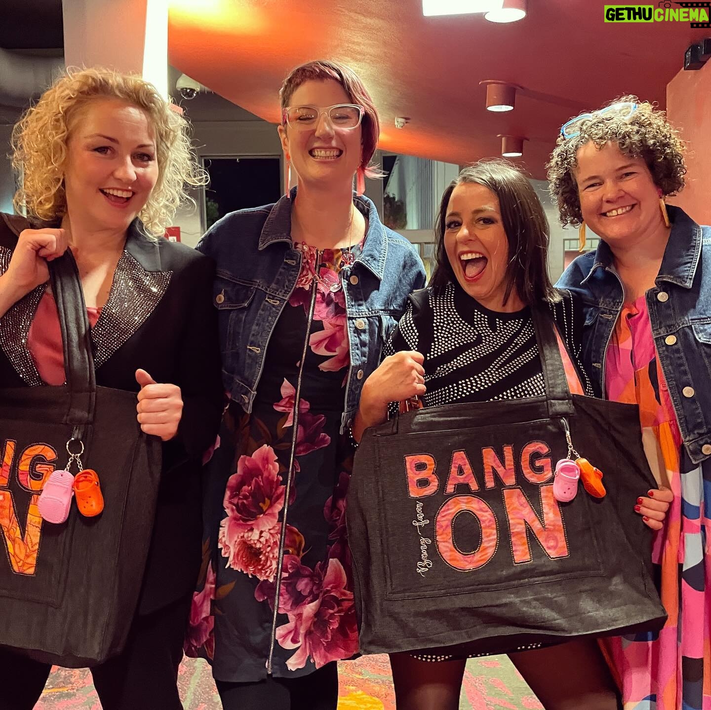 Myf Warhurst - 1.9K Likes - Canberra Bang Fam turned up! What a glorious night in the nationās capital bringing you Bang On Live. We loved every minute! Thank you. š©·
Shout outs to our secret special guest @veronicamilsom. š§”
Off to Melbourne today for the big hometown show! See you at 4:30pm this arvo! Tickets for all remaining shows on our national tour, on sale now via the link in bio.