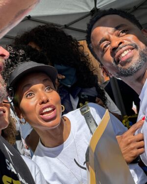 Mykal-Michelle Harris Instagram - United we stand 2023 #solidarity #unionstrong #sagstrike #kimraisingkim #ravenshome