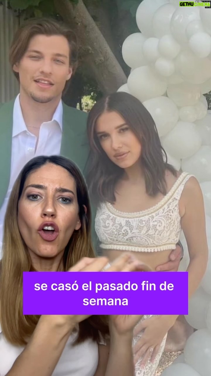 Núria Marín - 14K Likes - Hablemos de famosos que se casan súper jóvenes como Millie Bobby Brown.