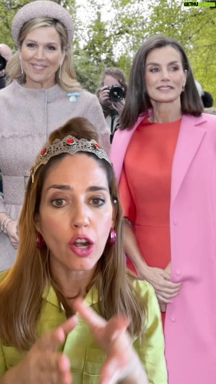 Núria Marín Instagram - Amiguis, los salseos de la visita de Felipe y Letizia a Holanda. Parte 1. #RoyalSalseo