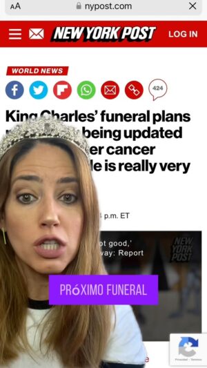 Núria Marín Instagram - Funeral inminente de Carlos III? #RoyalSalseo