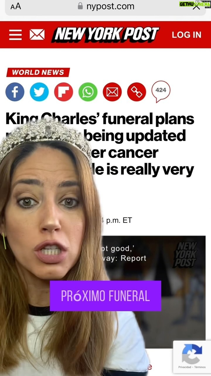 Núria Marín - 5.8K Likes - Funeral inminente de Carlos III? #RoyalSalseo