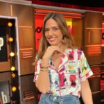 Núria Marín Instagram - Avui he anat a l’Està Passant en pijama i hem fet una mica de postureig.