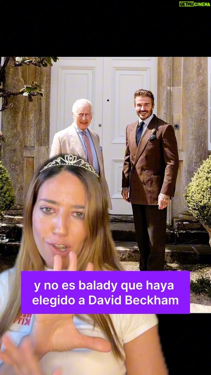 Núria Marín Instagram - Claro, ahora cualquiera le dice a Beckham que elija entre Harry y Carlos… hay un título de Lord en juego… #RoyalSalseo