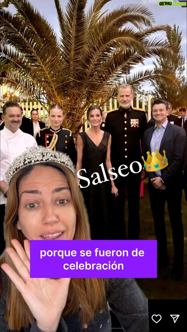 Núria Marín Instagram - Ayer hubo celebración después de la rejura de bandera de Felipe VI y tengo todos los datos en exclusiva. #RoyalSalseo