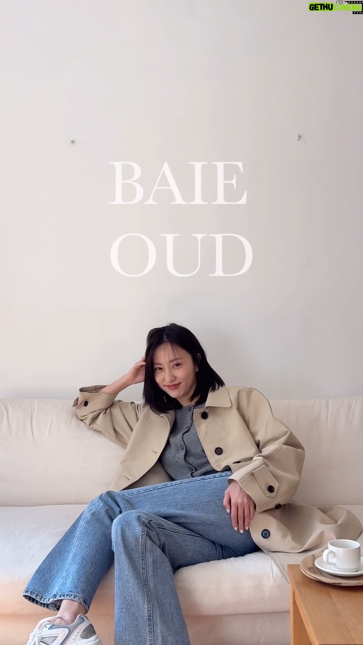 Na Hae-ryung Instagram - @baieoud_official #트렌치코트 입을 시점 #베이오드 바지도 코트도 가디건도 탄탄 ,취향저격 갬성과 핏 정말 내가 사랑해 🤍