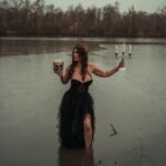 Nadège Lacroix Instagram - Promis le crâne est un faux ! 💀💀💀 Allez dernière avant celle de couple ♥️ trop hâte de vous les montrer elles sont ouf ! #shooting #paris #photography #pictures #picoftheday #witch #witchesofinstagram #witchvibes #art #arty #univers #dark #darkmood #mystic #me