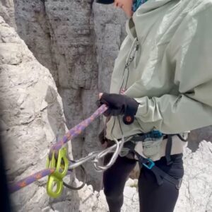Nadia Hilker Instagram - Can‘t believe I did this!
Reached one of the summits in the Dolomites!
One of the coolest and scariest things I’ve ever done!
Never limit yourself!
You got this everybody out there!❤️