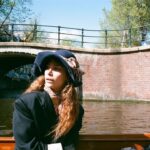 Nadia Hilker Instagram - When I’m Amsterdam… 📸 by @jaabaaluu . #TWD #Amsterdam #SunnyDay #ThrowBack #TheWalkingDead #StyleOfTheDay #PulitzerAmaterdam #PulitzerHotel #VintageFashion #Rayban #NadiaHilker