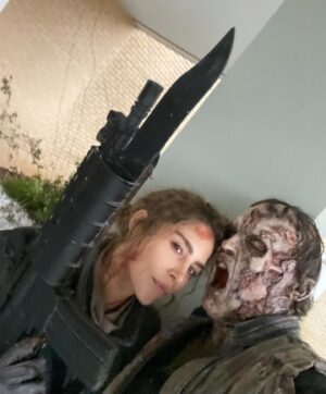 Nadia Hilker Instagram - Baby already won the genetic lottery💚
#babydaddy #twd 

Besserer Genpool fürs Baby geht nicht💚
#babydaddy