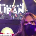 Nadine Labaki Instagram - Ce soir sur @france2 . @khaledmouzanar @ibrahimmaaloufofficial @m_chedid @hibatawaji ❤️ #unispourleliban