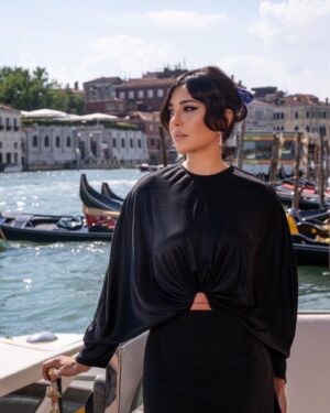 Nadine Labaki Instagram - Thank you Venice for the dreams and the goosebumps ! Thank you @cartier @harithand @francescabrazzo @bentalbott for your magic hands. Thank you @ammarparis @lahamag for your beautiful gaze!