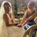 Nadine Velazquez Instagram - I found these beautiful pics I never posted with @brandy on our last episode of Queens & wanted to share them as a reminder of the beauty she is. Truly sensitive and mystical. She is a fierce Lioness and sweet Angel. Both necessary in this world. You are forever impressed upon my heart. ✨May you always feel held between HER wings! ✨🤍 Happy Birthday, B♠️