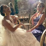 Nadine Velazquez Instagram - I found these beautiful pics I never posted with @brandy on our last episode of Queens & wanted to share them as a reminder of the beauty she is. Truly sensitive and mystical. She is a fierce Lioness and sweet Angel. Both necessary in this world. You are forever impressed upon my heart. ✨May you always feel held between HER wings! ✨🤍 Happy Birthday, B♠️