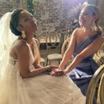 Nadine Velazquez Instagram - I found these beautiful pics I never posted with @brandy on our last episode of Queens & wanted to share them as a reminder of the beauty she is. Truly sensitive and mystical. She is a fierce Lioness and sweet Angel. Both necessary in this world. You are forever impressed upon my heart. ✨May you always feel held between HER wings! ✨🤍 Happy Birthday, B♠️