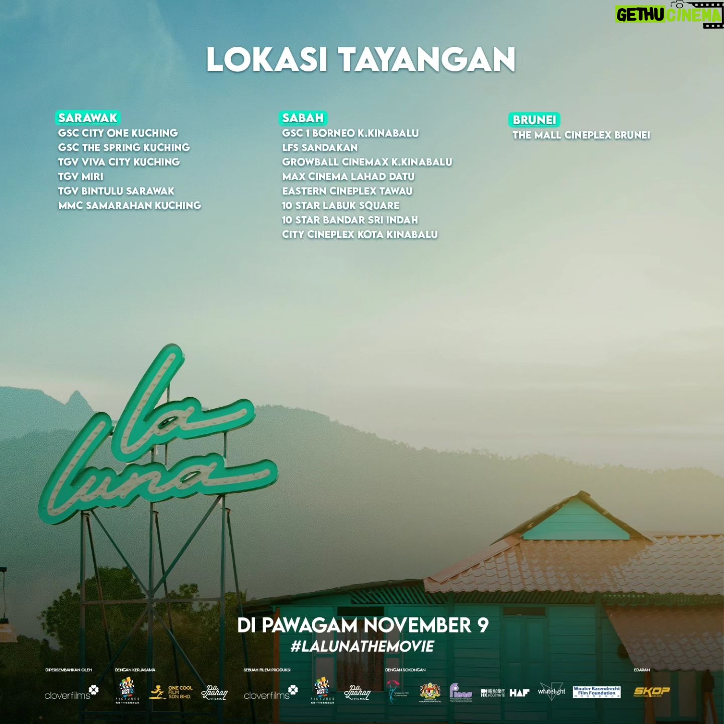 Nadiya Nisaa Instagram - Filem 𝗟𝗔 𝗟𝗨𝗡𝗔 kini di pawagam gaisss! Jom serbu lokasi tayangan filem berdekatan anda! #LaLunaTheMovie