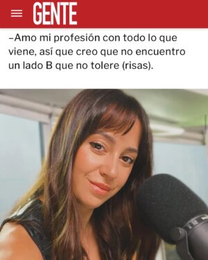 Naiara Awada Instagram - Ya salio esta nota DIVINA que me hizo @srtamaliboo para @revistagenteok . Gracias por tu respeto y profesionalismo Kari . Me encantó! Vayan a leerla ❤️🌹 el título es real , honesto . Me llevó muchísimo tiempo entender que no tengo que ser tan buena como mi papá. Cada uno su camino 🥹🤞