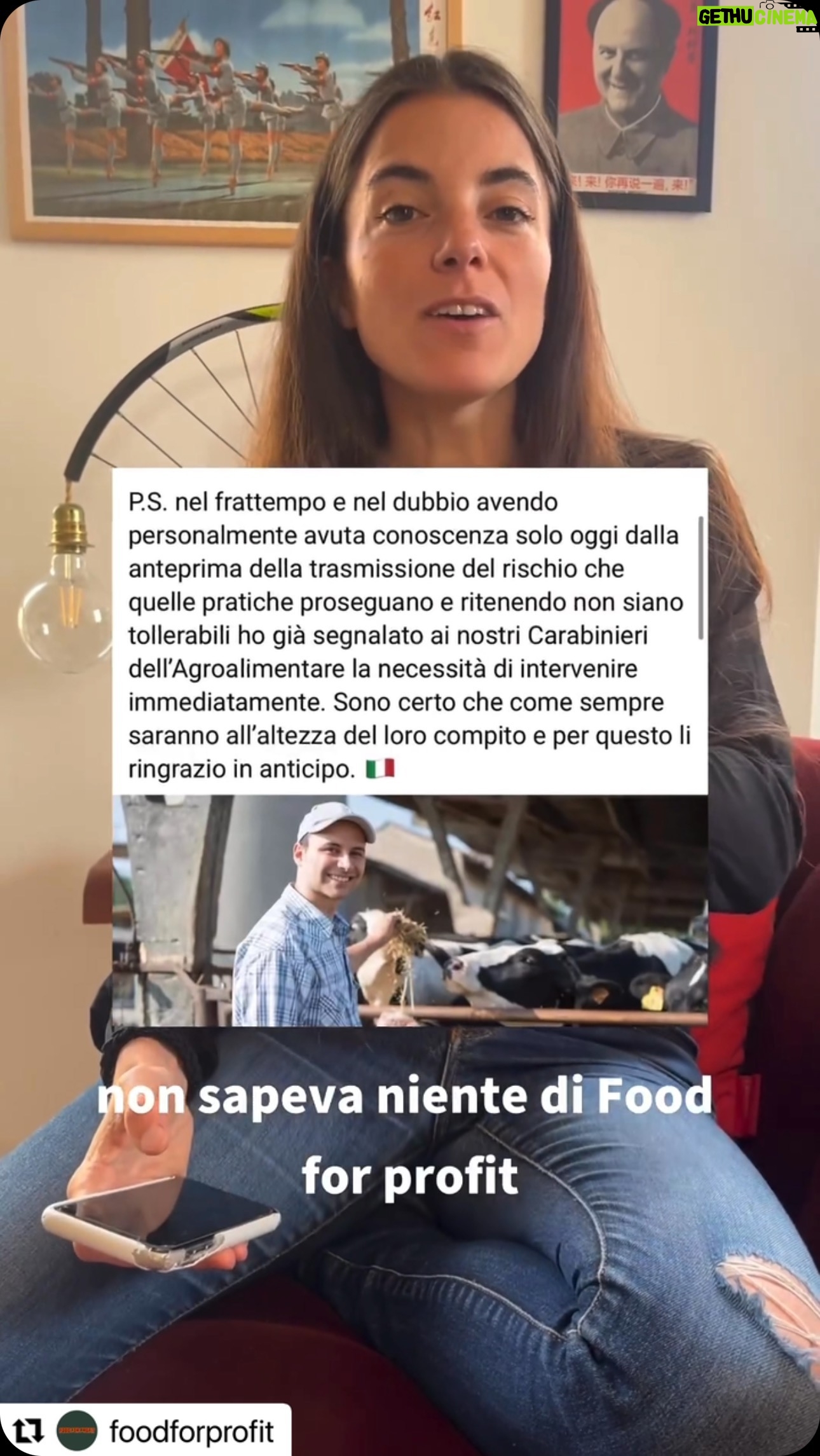 Naike Rivelli Instagram - #Repost @foodforprofit Davvero il ministro Lollobrigida non sapeva fino a ieri di @foodforprofit? π
Lo ha scritto in un post sul suo profilo Facebook subito dopo la messa in onda della puntata di @reportrai3 In questo video rispondiamo al suo post. @giuliainnocenz @ilpablo @foodforprofit ππΌππΌππΌ Tutta Europa parla di questo documentario sconvolgente. Incredibile π¨ che @francescolollobrigida nel suo stesso paese da dove proviene questo meraviglioso docufilm, di cui tutti parlano, non sa nulla. Ma in che pianeta vive? Che vergogna @ornellamuti #naikerivelli