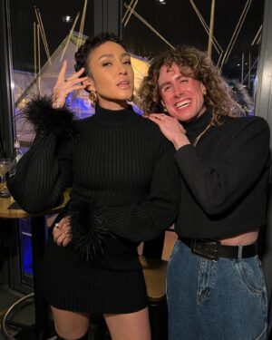 Naima Mora Instagram - To all my beautiful friends …. THANK YOU for helping me celebrate my second 35th Birthday!!!!

Special thanks to @ishaebworld (we didn’t get our organic shot 😩) and @mylongstoryshort for hosting us all!!!! 

And thank you @nonchalantlabel for dressing me! I adored this dress!!!