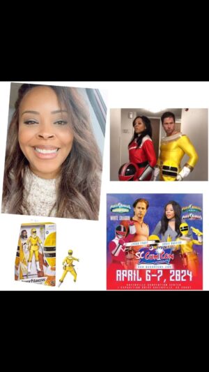 Nakia Burrise Instagram - 🎉 THIS WEEKEND IN SOUTH CAROLINA🎉 

Come hang out with Jason Faunt and I at SC Convention!

We’ll have autographed pictures, limited edition trading cards, selfies, T-shirts and so much more. You can also bring your own items to be autographed. Morph with us! See you soon! 

SC Comic Con
APRIL 6-7, 2024
Greenville convention Center 
Exposition Drive , SC 29607

#yellowpowerranger #redranger #jasonfaunt #powerrangers #powerrangerszeo #dangerforce #mightymorphinpowerrangers #timeforce