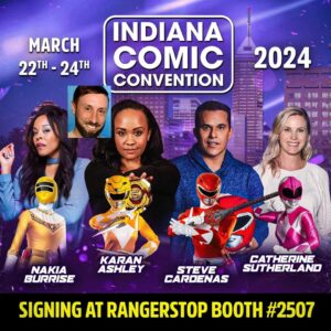 Nakia Burrise Instagram - ⚡THIS WEEKEND⚡ Its Morphin Time Indiana 
Come and Hang with me and my Ranger Crew @indianacomicconvention ! We could not leave out @michaelandrewbuoni , he will be Morphin with us too this weekend. BOOTH #2507

We'll have all the exclusive Power Rangers Merch! @rangerstop_convention