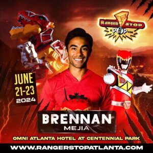 Nakia Burrise Instagram - ❤️🦖 NEW GUEST ANNOUNCEMENT 🦖❤️

We're thrilled to announce that RED RANGER @brennanmejia will be joining us this summer at Rangerstop and Pop in Atlanta, GA! 

Brennan is best known for his role as the team leading red ranger in Power Rangers Dino Charge, but can also be seen in other shows/films, like The Dead Girls Detective Agency, iCarly, Corrective Measures, and most recently, NCIS: Hawaii! 

Don't miss your chance to meet him in person this June 21-23 at Rangerstop and Pop! 

GET YOUR TICKETS TODAY!

www.rangerstopandpop.com

June 21-23, 2024

Omni Atlanta Hotel at Centennial Park/ CNN Center

#rangerstopatlanta #rangerstopandpop #atlantaevents
#atlantaga #omnihotel #atlantablogger #thingstodoinatlanta #travel #comiccon #PowerRangers #mightymorphinpowerrangers #mmpr #itsmorphintime #supersentai #Sentai #japanesefestival #powermorphicon #pmc #anime #AnimeFandoms #voiceactor #celebrityguest #cosplaygirls #celebrityphotoshoot #90skid #90snostalgia #atlanta #cosplay #comicbooks