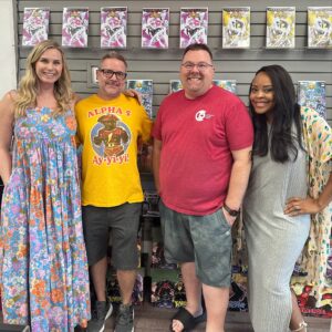 Nakia Burrise Instagram - Thank you so much @justicecomicbooks and @collectorchoicecomics for hosting us yesterday and to all the fans who came to see us! We love you💗💛

#powerrangersplayback  #superchatpodcast #superchat #spreadjoy #powerrangers #superchatwithcatandnakia #mmpr #zeo #turbo #pinkranger #catherinesutherland #nakiaburrise #girlpower #liftupothers #laugh #love #instagood #joyrevolution #friendship #catandnakia #encourage #empower #inspire #pinkranger #yellowranger #nakiaandcat #youtubechannel