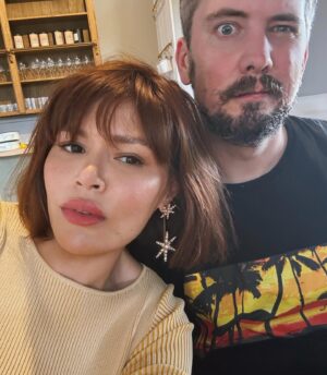 Nakkiah Lui Instagram - Happy Easter! We both would kill to go into a dark cave, have a good rest and not rise again for a couple of days *boom tish*