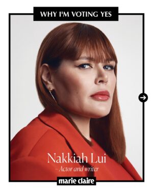 Nakkiah Lui Instagram - This Saturday (on October 14th), every Australian will have the opportunity to answer a simple, but important question: should Australia alter the Constitution to recognise the First Peoples of Australia by establishing an Aboriginal and Torres Strait Islander Voice?
 
In the final days before the referendum we asked actor and writer, Nakkiah Lui why she is voting YES.

To read more about the myths surrounding The Voice click the link in bio.