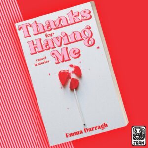 Nakkiah Lui Instagram - So excited to announce the third publication from JOAN and our first fiction title, THANKS FOR HAVING ME by the wonderful @emmaldarragh 

It’s a work that is unflinching, tender and darkly funny series of interwoven stories about three generations of women in one family as they navigate girlhood, motherhood and selfhood. 

It’s a coup for JOAN, it’s experimental and intimate storytelling that pushing boundaries!

@allenandunwin @graceheifetz
