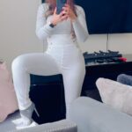 Nana Gouvea Instagram - Let’s go to work? 🩵🤍🩶 Bora trabalhar? 🩵🤍🩶 #nanagouvea #workworkwork #outfitoftheday #lovewhite #whiteoutfit #winteroutfit #getitgirl #beauty #gorgeous #goddess #beleza #linda #deusa