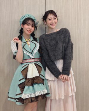 Nanami Yamashita Instagram - ⁡
⁡
香耶のバースデーイベントに呼んでいただきました♡!!
改めてお誕生日おめでとう💐𓅮✨
⁡
なんとハッカドール2号と3号のデュエット曲「恋のアルゴリズム」を披露できました！！！
香耶とステージで歌えることがまず嬉しいのに、あの自由気ままにやってたハッカドール選曲で更にエモーショナルな時間となりました。。！愛だね🥬♡♪
⁡
ジャムムのリタロウ、これからもパントマイムがんばってね💓🤤🍎沢山動いてくれて感謝です𓇼
⁡
MCの八木さんとは楽屋でもコスメだったりコスプレの話しちゃって楽しかったな𓍼⭐︎♪
⁡
⁡
忘れられない2024年の香耶のバースデーとなった💖
⁡
⁡