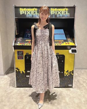 Nanami Yamashita Instagram - 今日のDivermyイベントのお洋服♡🦢
ワンピースは @snidel_official ！