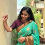 Nandhini Madesh Instagram - Beautiful blouse from @_madarasi_thedesignhouse_ 🤍