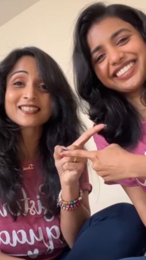 Nandini Sree Instagram - Sisters Moment 💃💃

#sistersquad #sisters❤️ #sisterfun