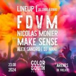 Nani Trinidade Instagram - Alert! 🚀 Préparez-vous car voici notre LINEUP de folie dévoilé ! 🔥  🎧 Ce qui vous attend, 🎵 FDVM @fdvm 🎵 Nicolas Monier @nicolasmonier 🎵 Make Sense @makesense_music 🎵 Alex Sandro @alexsandro__dj 🎵 DJ Nani @nani_trindade Et bien d’autres surprises à découvrir ! 🎨 🎶 💥 Ne perdez pas une seconde, réservez vos billets dès maintenant (lien dans la Bio) et préparez-vous à vivre un festival explosif au coeur des Arènes de Fréjus ! #ColorSouthFestival #Musique #ArènesdeFréjus #CSF2024 #festival