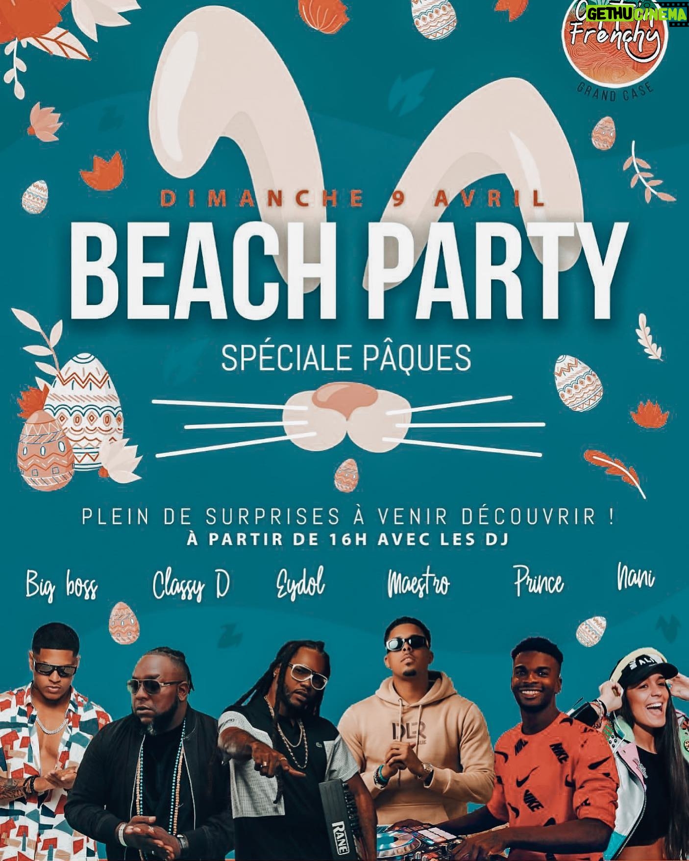 Nani Trinidade Instagram - BEACH PARTY SPECIALE PÂQUE 🐣 @captainfrenchysxm #beachvibes #beachparty #djnani #deejay #musique