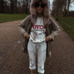 Naomi J. Ogawa Instagram - Before the walk.. After the walk Still can’t get the stains out and I love this tracksuit 🥺