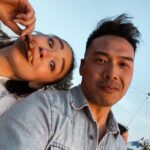 Naomi J. Ogawa Instagram - Happy 1 year anniversary baby! Let's order takeout and be in bed by 10 p.m cause that’s how we roll.. Thank you for being weird and silly with me 🩷 more laughter to come..